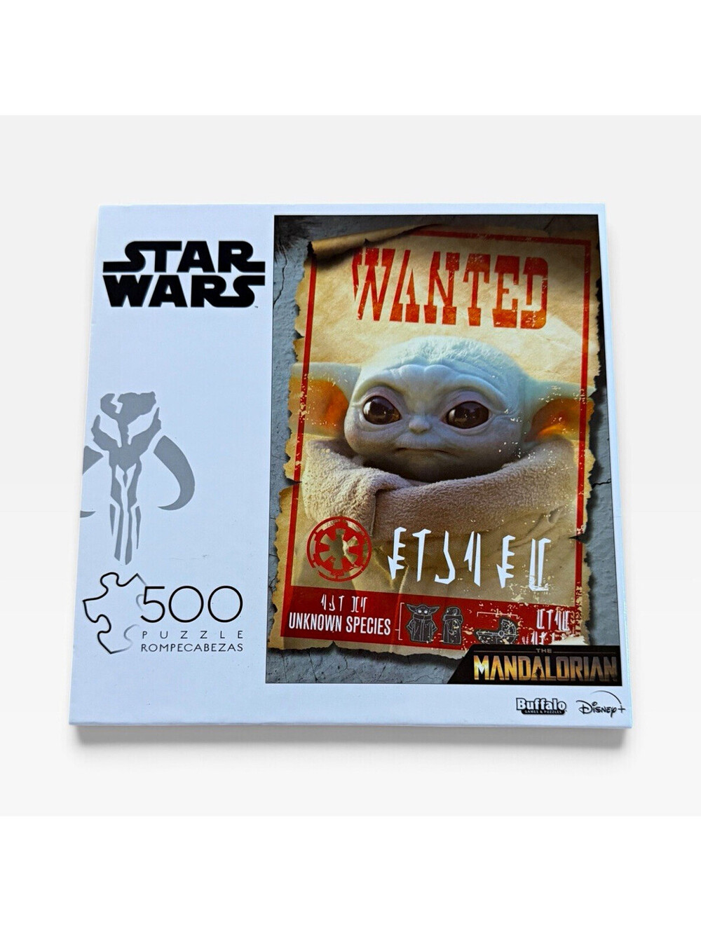 Buffalo Games Star Wars The Mandalorian Wanted Unknown Species 500pc Puzzle